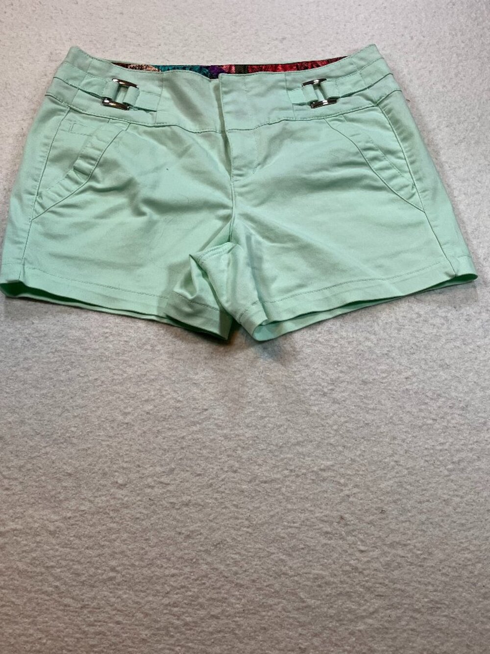 The One 5 One Women's Mint Green Shorts in size 8